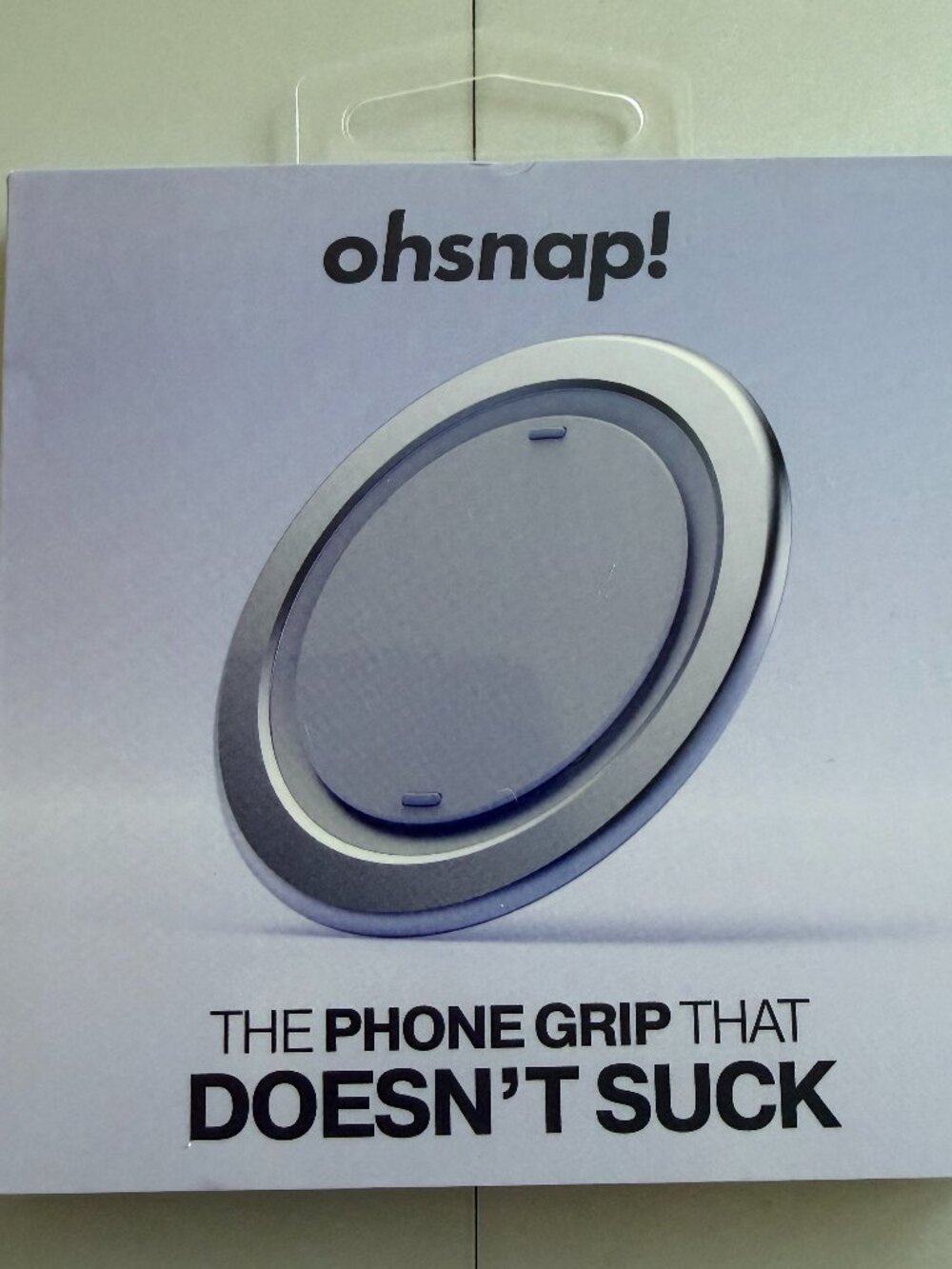 OhSnap! Mag Safe Phone Grip 5, New in Box, Orchid Slap (Metallic Lilac)